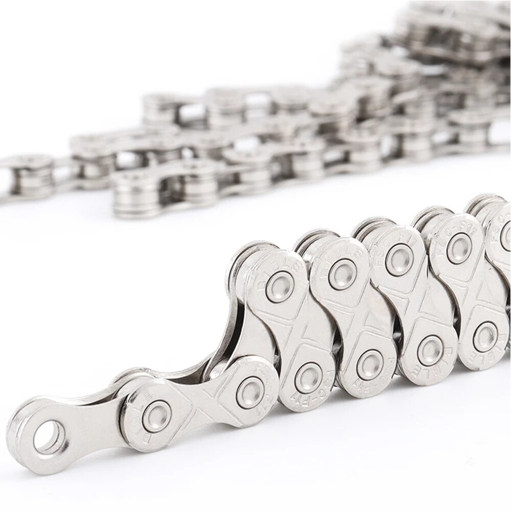 MUQZI 6/7/8/9/10/11/12 Speed Silver Steel MTB Road Bicycle Chain Shifter Chain