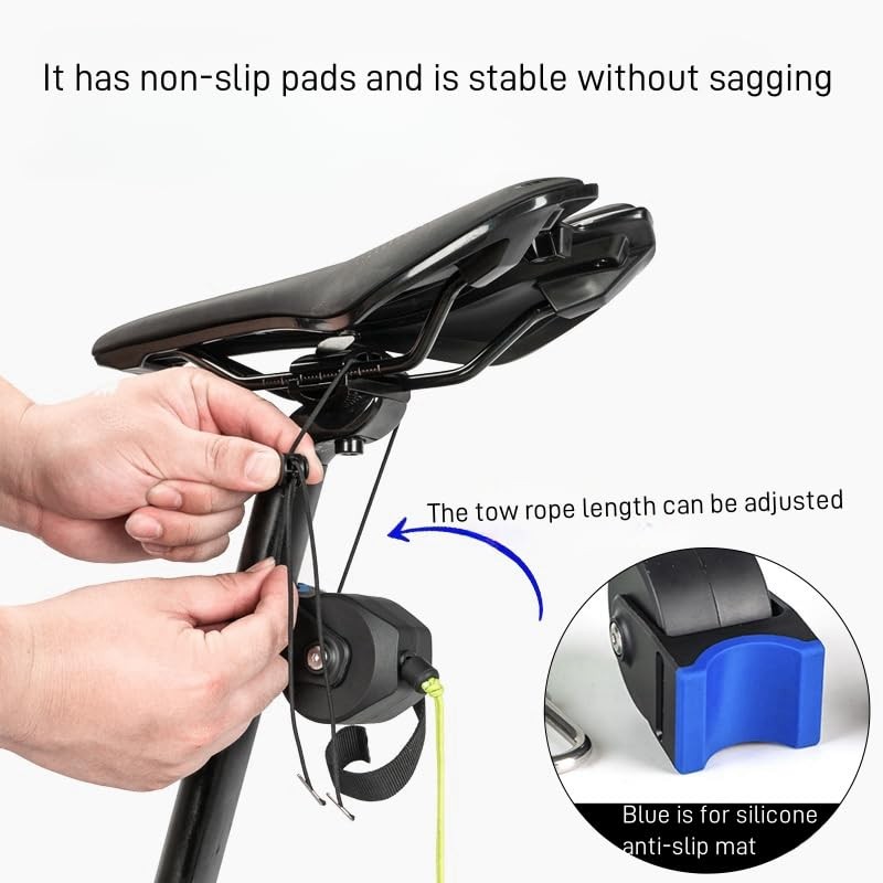 Bicycle Tow Rope Portable Towing Belt Retractable Bicycle Parent-Child Pull