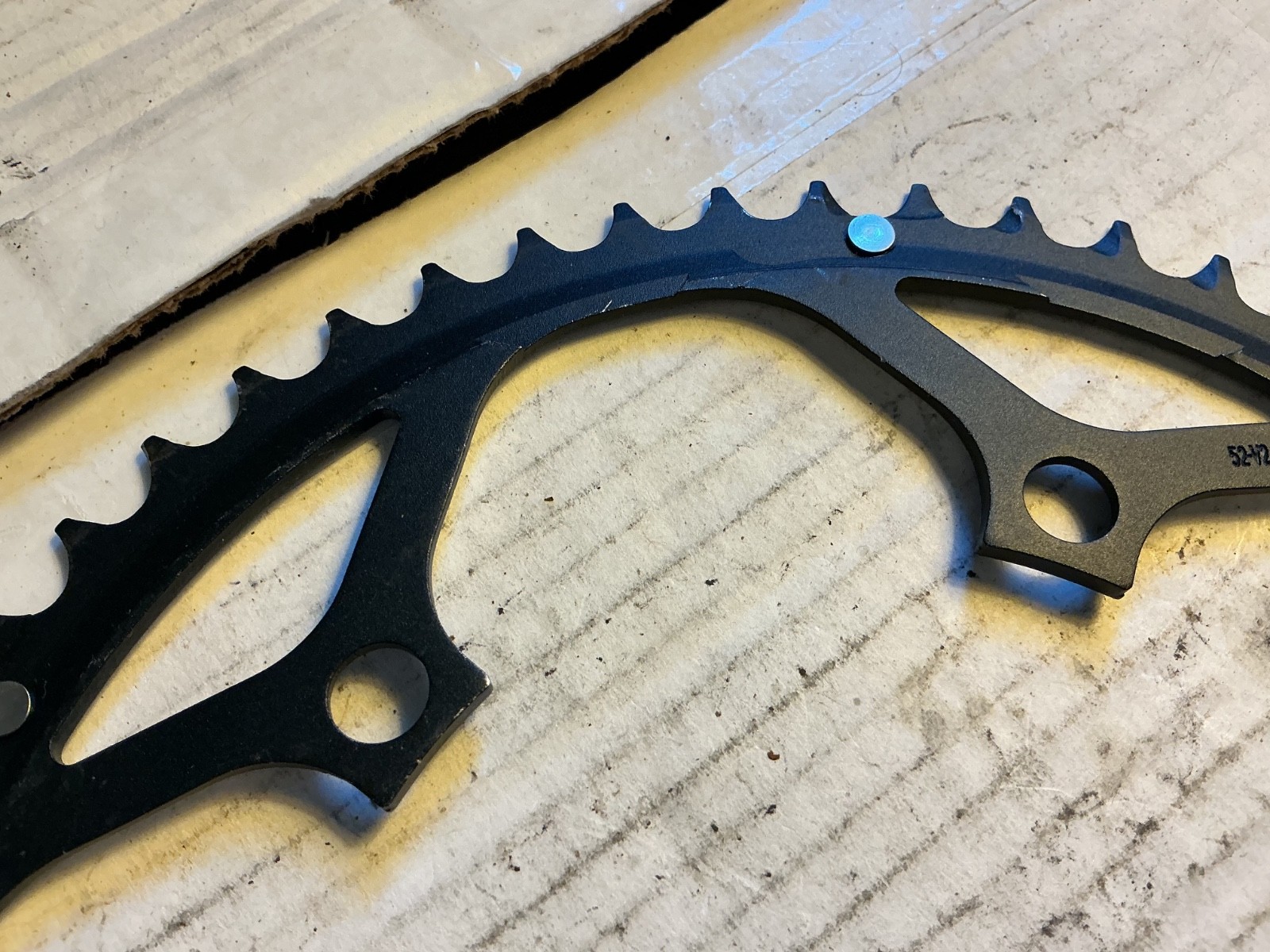 Truvativ 52 tooth chainring 130 bcd blk