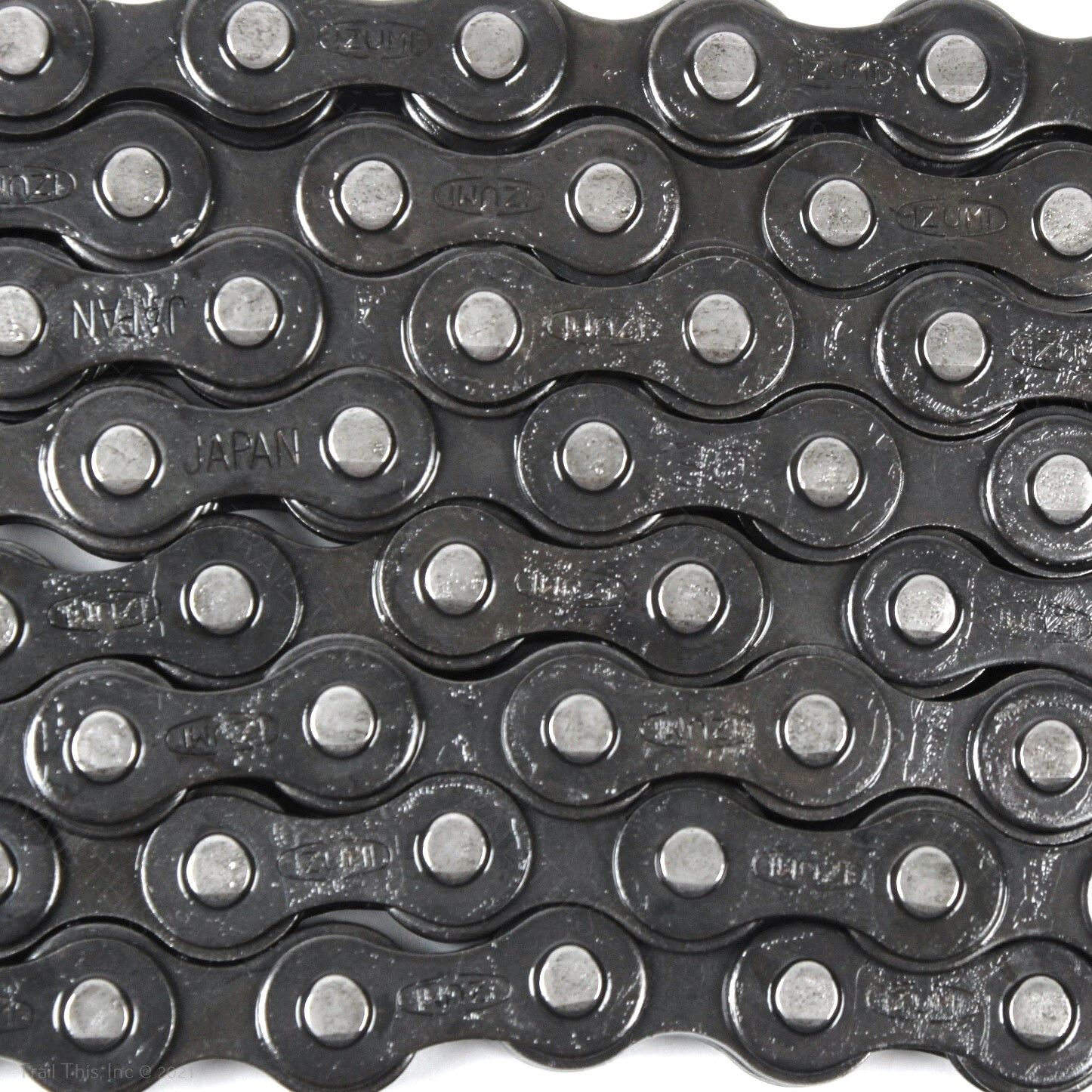 IZUMI Standard 1/8″ Black/Gray Bike Chain 116L Track BMX Fixed Gear Single-Speed