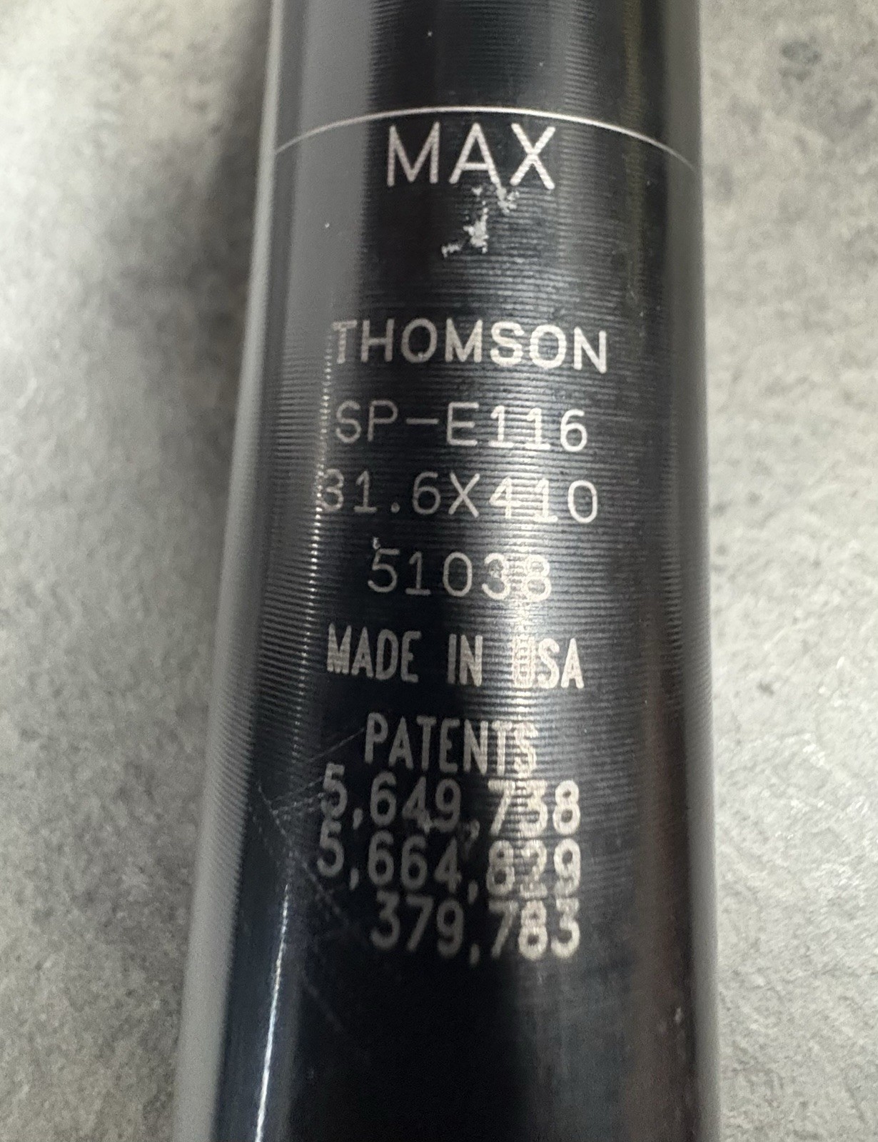 Thompson Elite Seatpost SP-E116 31.6 x 410