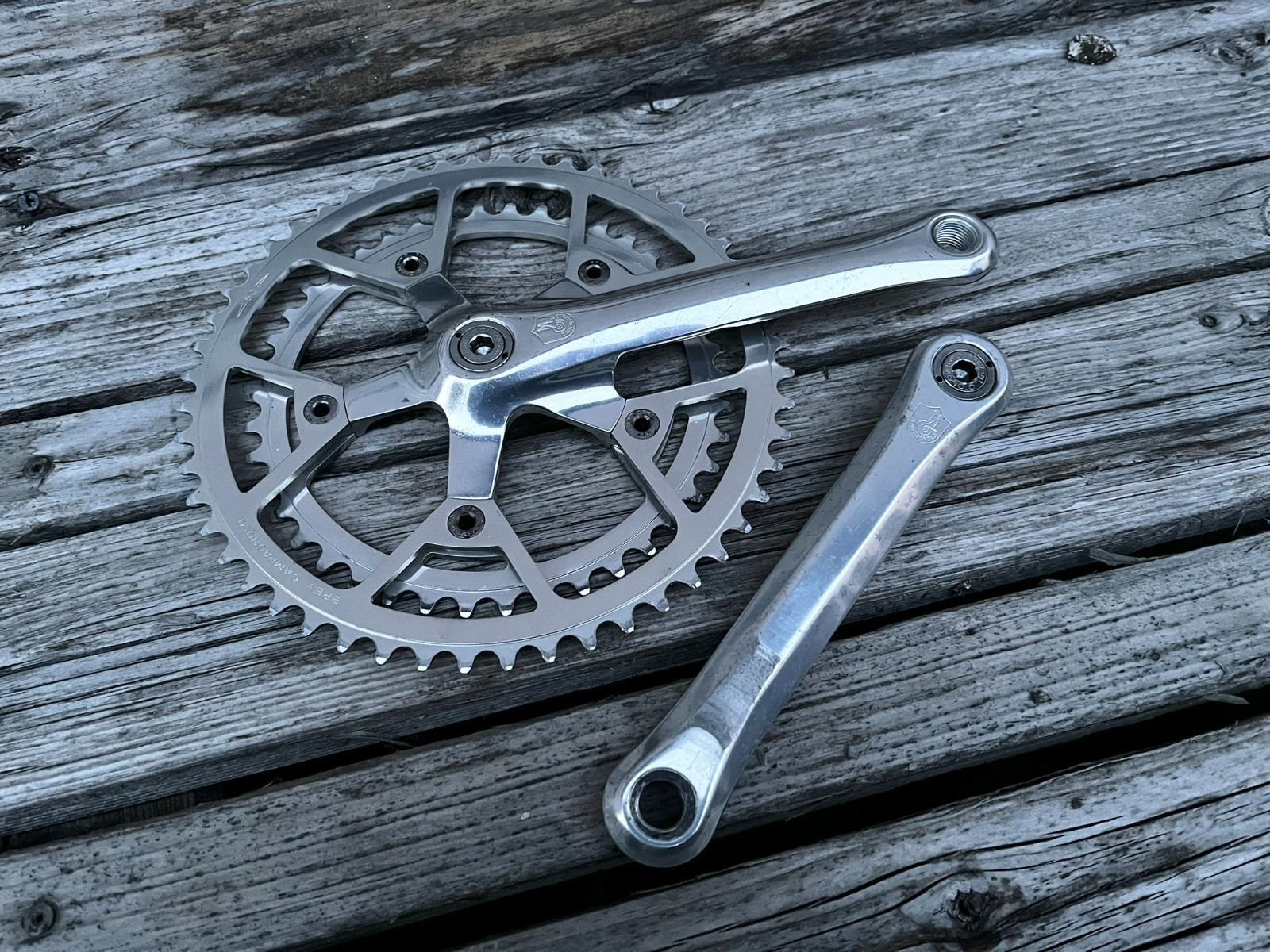 Campagnolo Victory 170mm 52/42 Crankset Crankset Vintage Aluminium