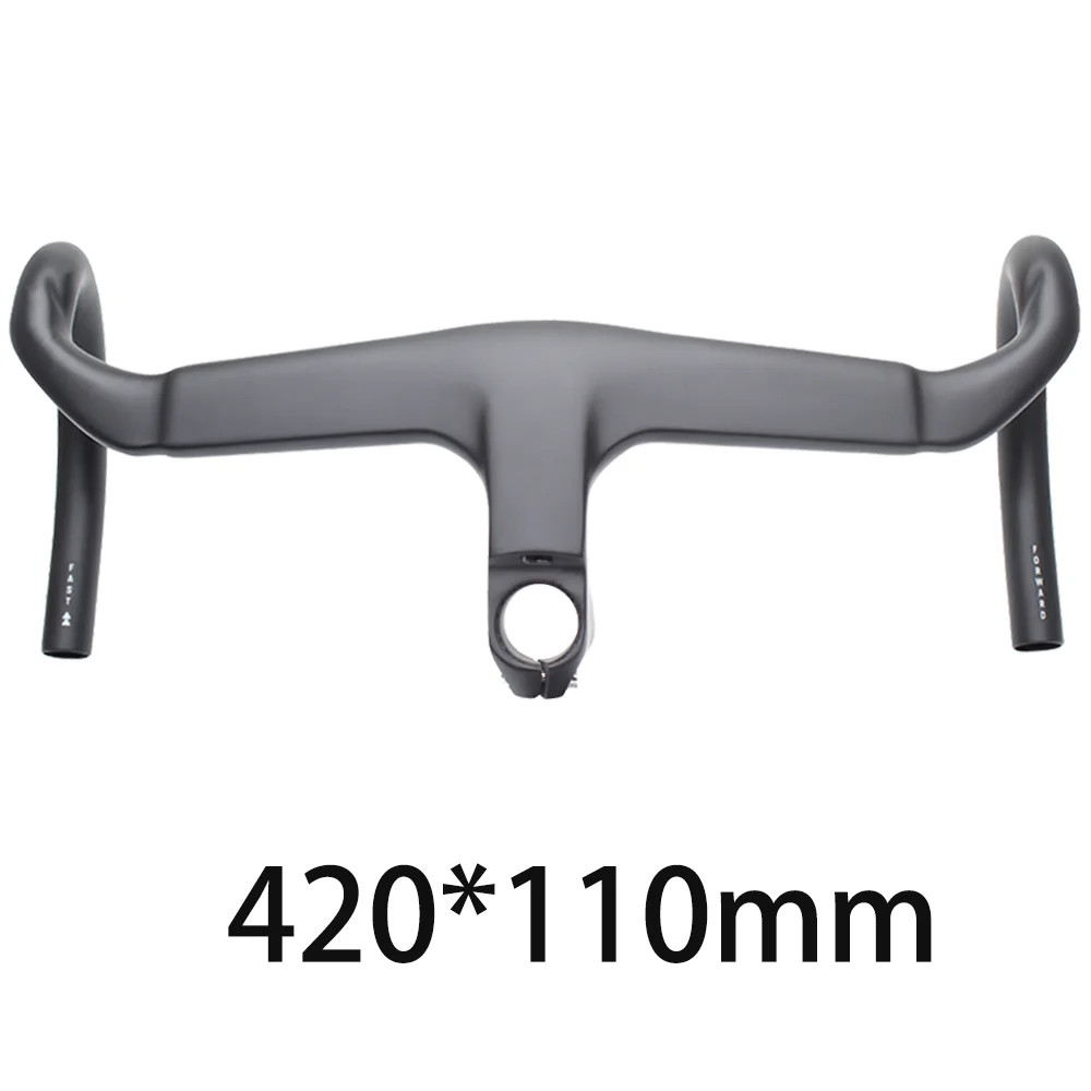 Road Bike Full Carbon Handlebar Internal Cable Routing with Spacers Bent Bar