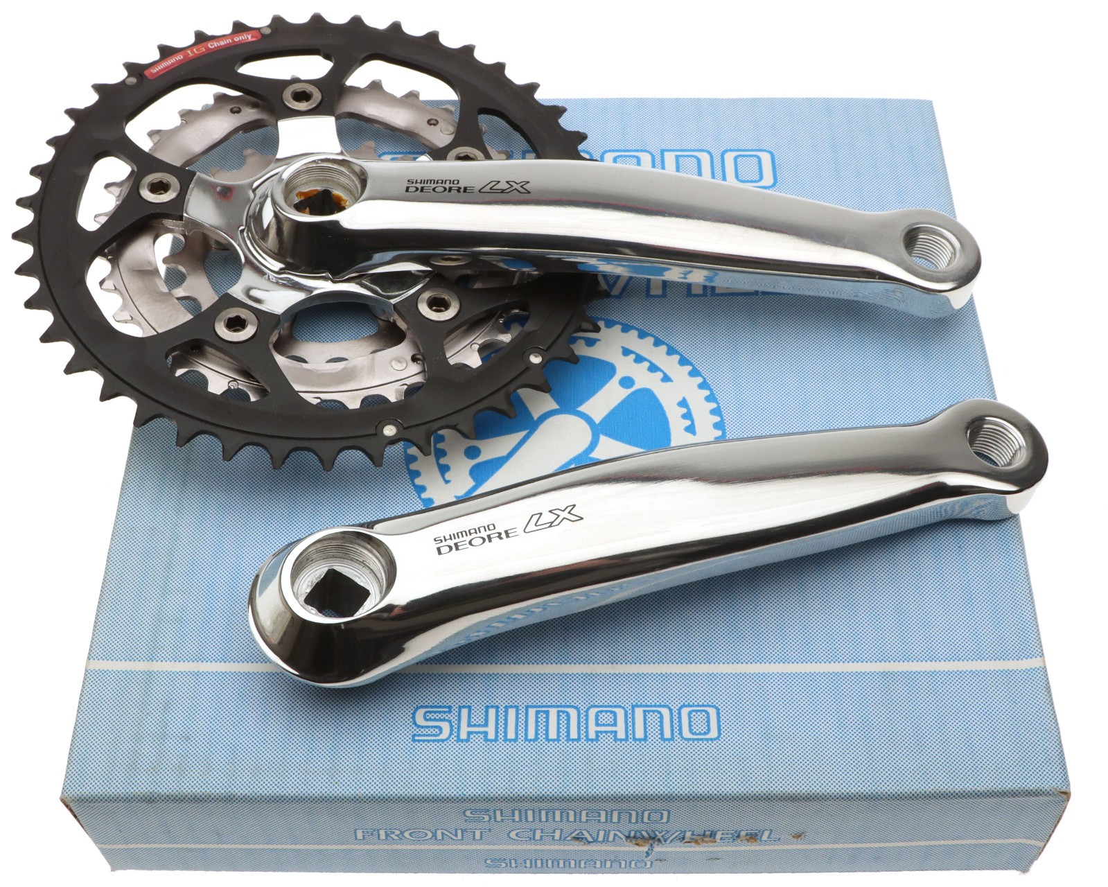 Shimano Deore LX FC-M569 8 Speed Crankset 170mm Silver 42/32/22 NOS NEW Vintage