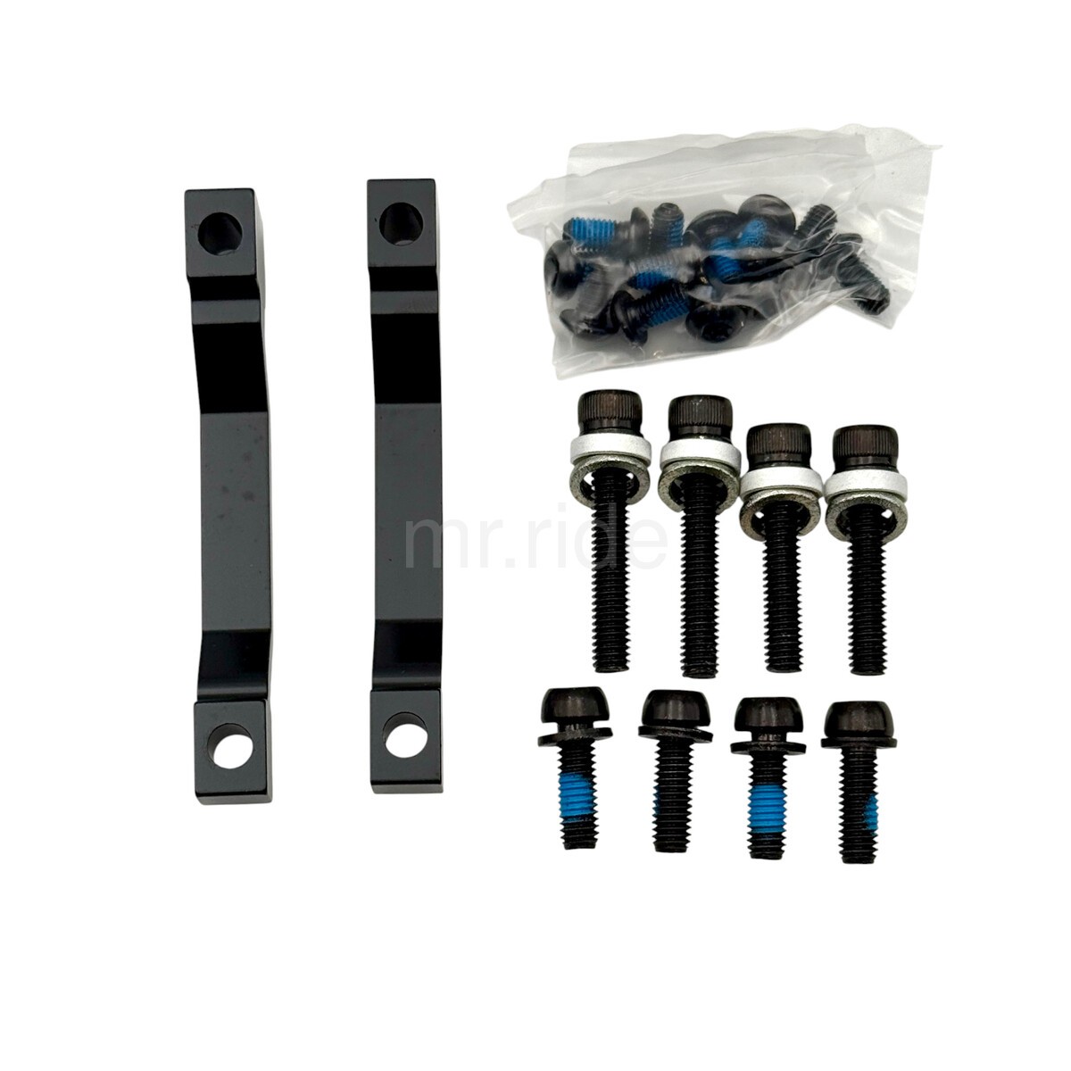 JUIN R1 Cable-Actuated Hydraulic Road Bike Disc Brake set with 160mm rotors Blue