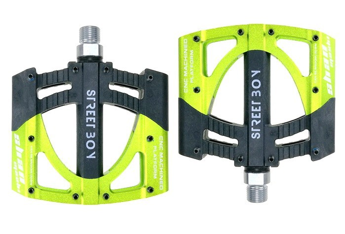 Aluminum Road MTB Mountain Bike XC Bicycle Pedal 3 Sealed Bearings Flat Pedals