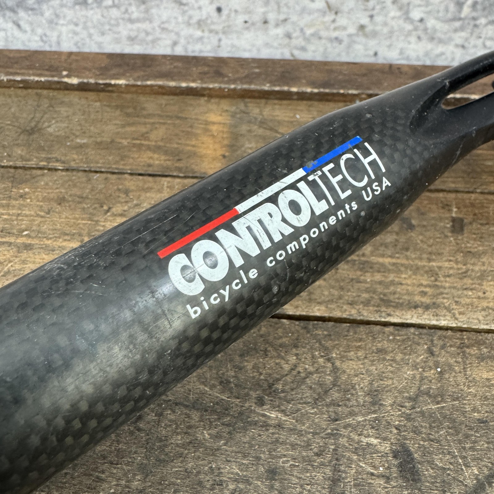 Control Tech Carbon Seatpost 31.6mm 13in Black USA Plain 225g Road MTB Bike