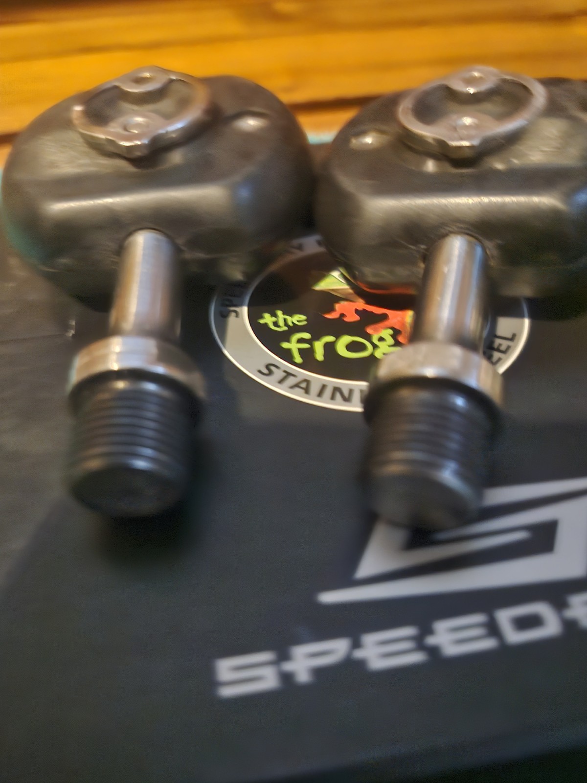 Speedplay Frog Clipless Pedals Stainless Steel With Cleats. Used