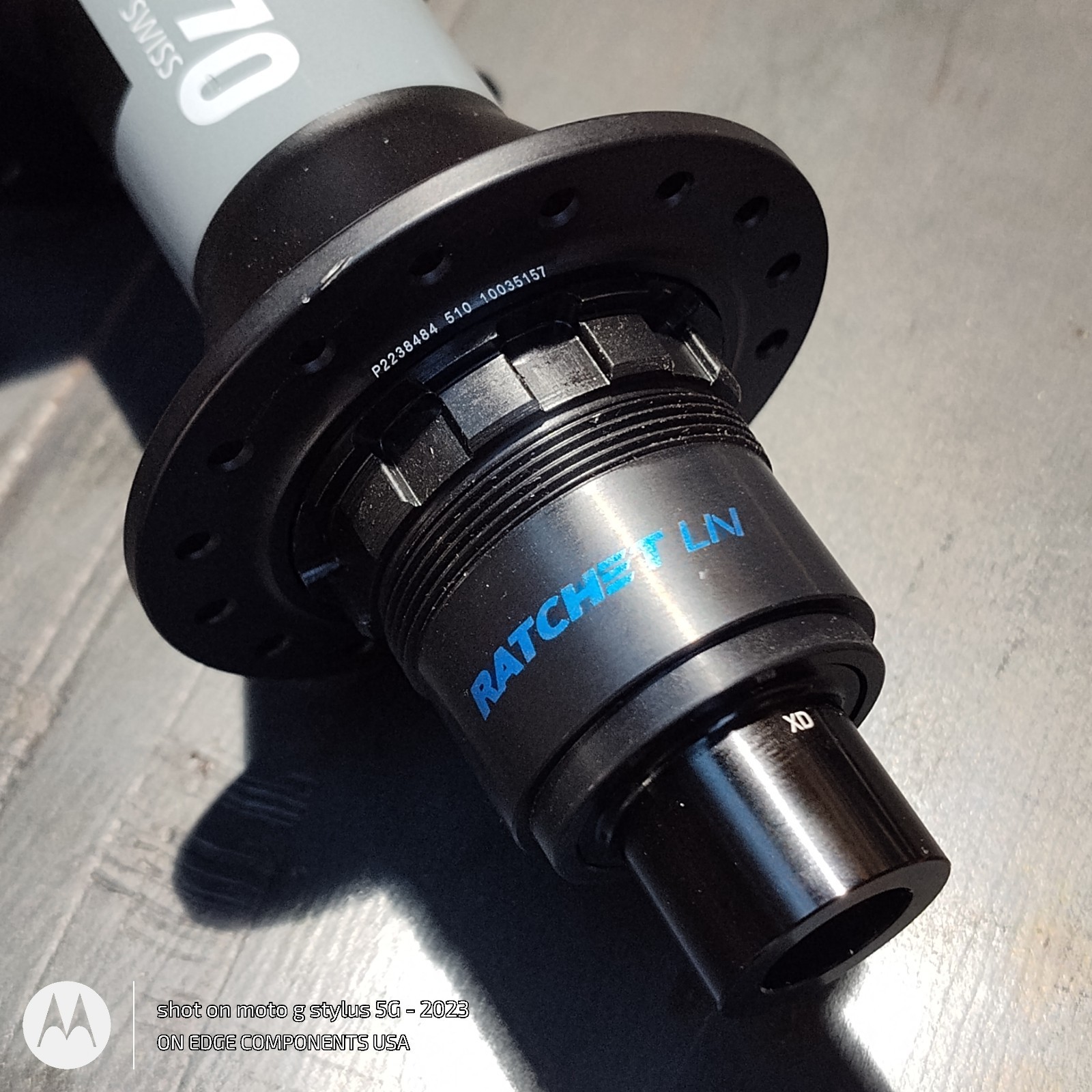 DT Swiss 370 12×148 Boost 6-Bolt 24T Ratchet LN SRAM XD 32H Hole Rear Hub