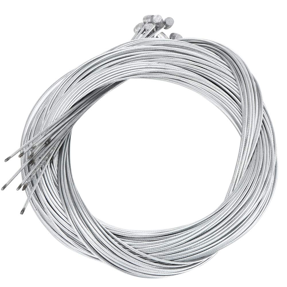 Brake Cable, 20pcs Metal 2.5m Length 1.6mm Thick Electric Rear Brake Cable Br…