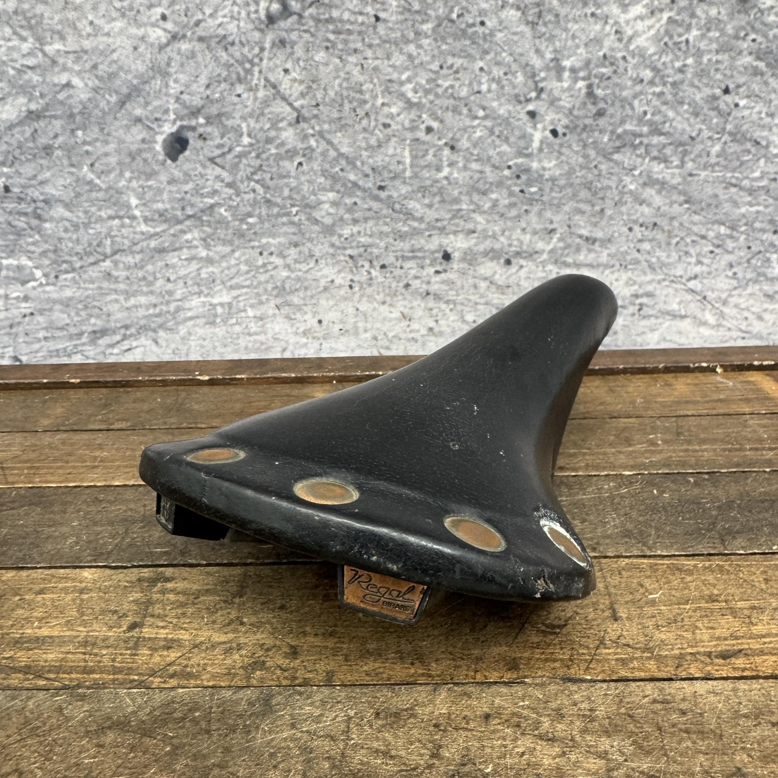 Vintage Selle San Marco Regal Girardi Saddle Seat Black 375g Road MTB Italy