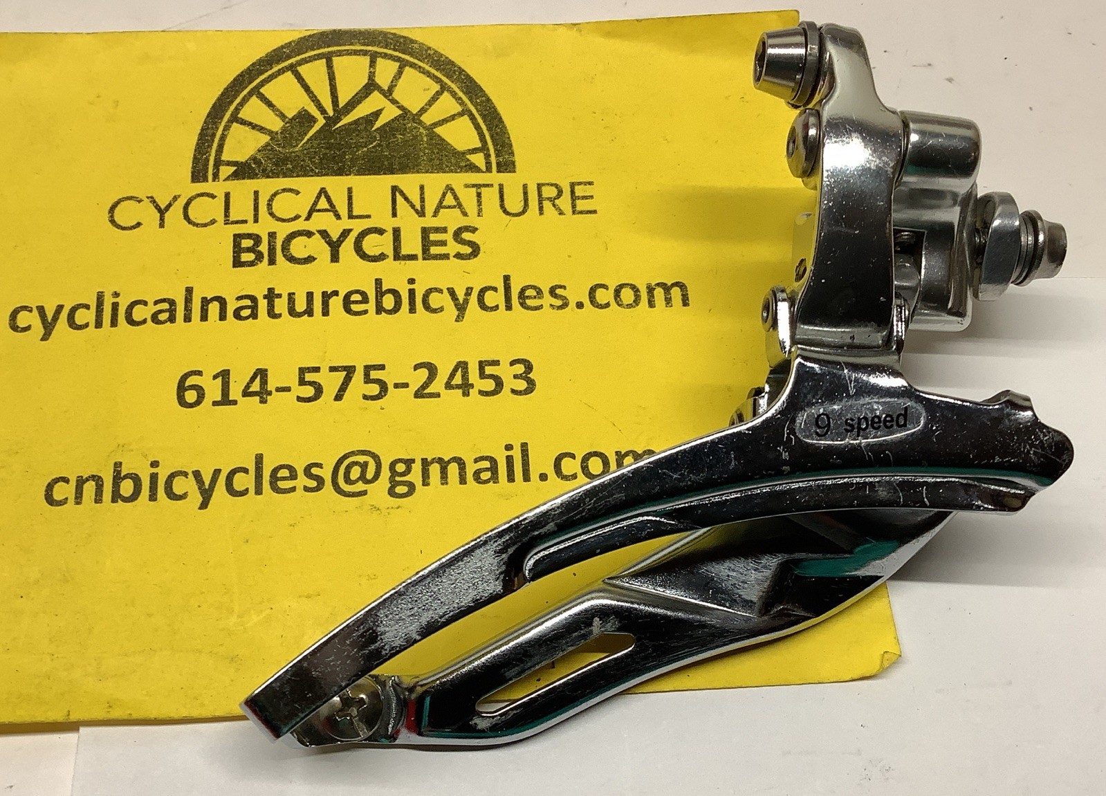 Shimano microshift FD-R539 braze-on bottom pull triple 9spd front derailleur