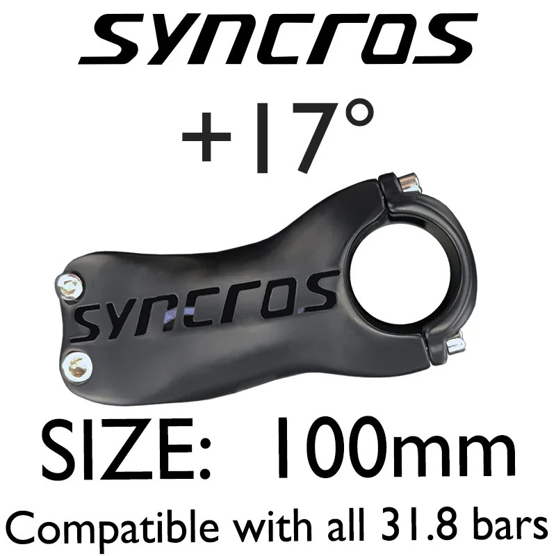 Syncros Carbon Stem Mountain/Road Bike Parts Angle 6/17 Degree 60-120mm stem