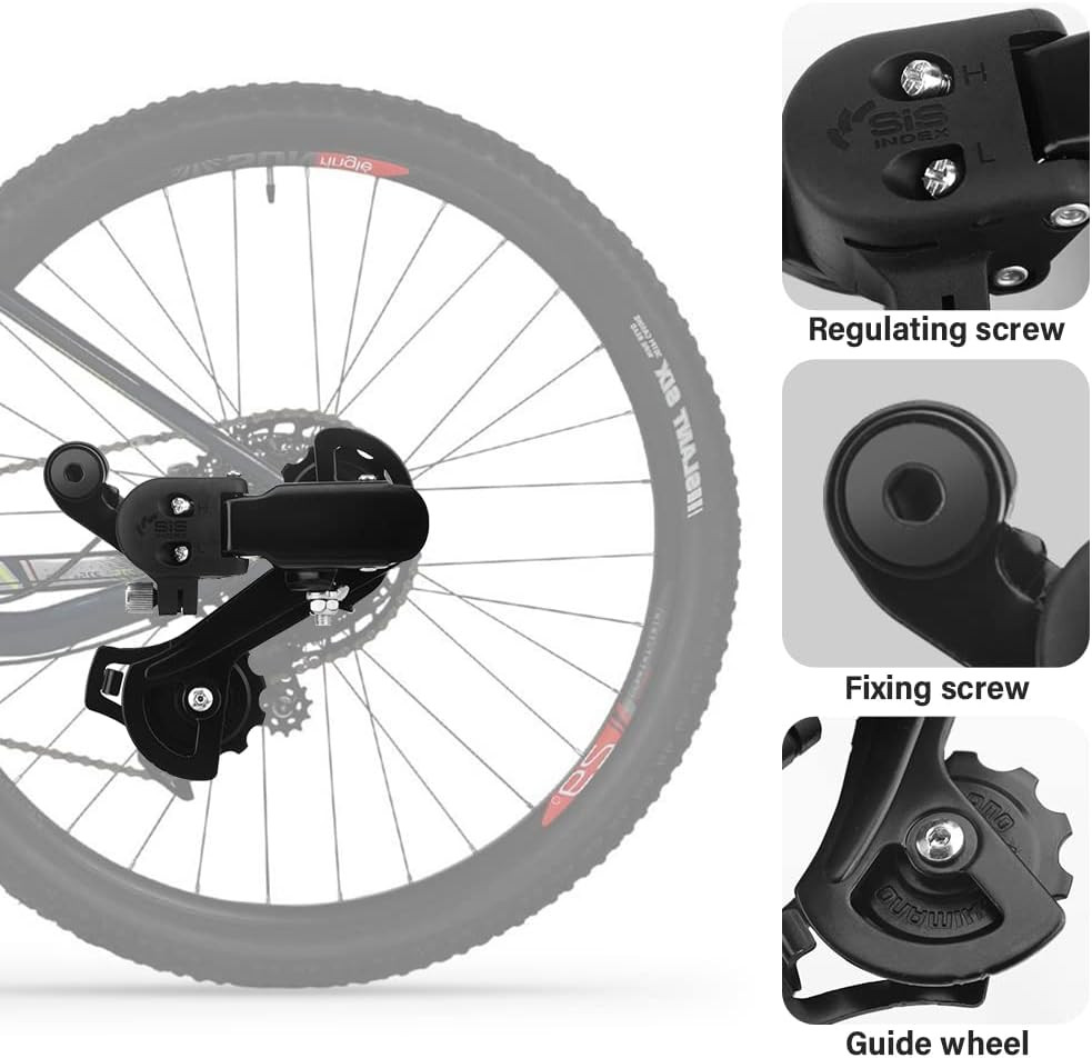 Bicycle Rear Derailleur, 6/7/Speed Direct Hanger Mount for Mountain Bike