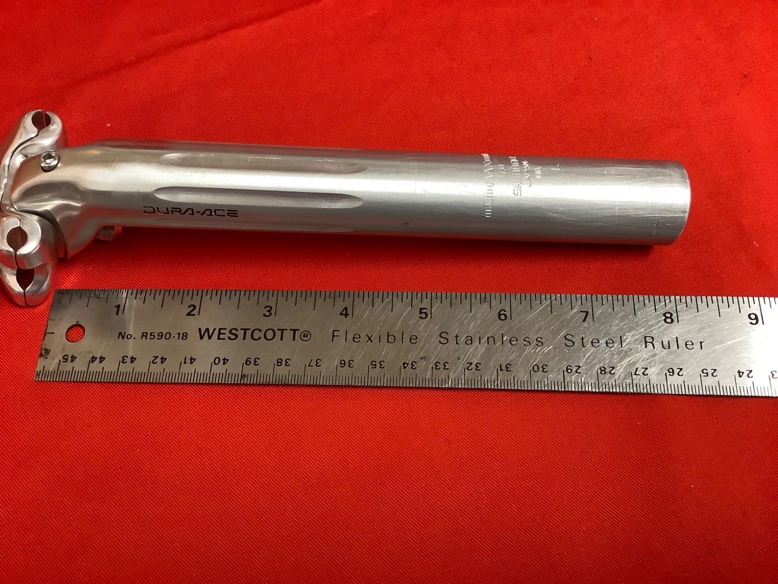 Vintage Shimano Dura Ace Aero Seatpost SP-7400 27.0 Japan