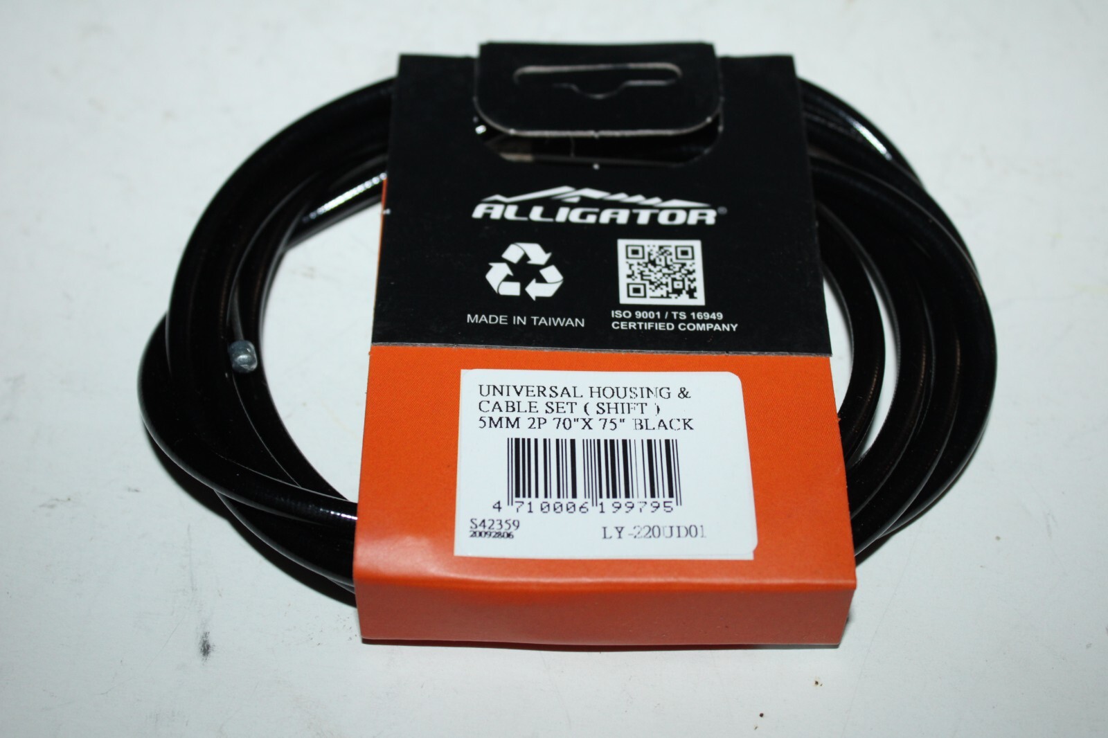 Universal Housing & Shift Cable Set 5mm 70×75″ Black Road Hybrid Free Shipping!!