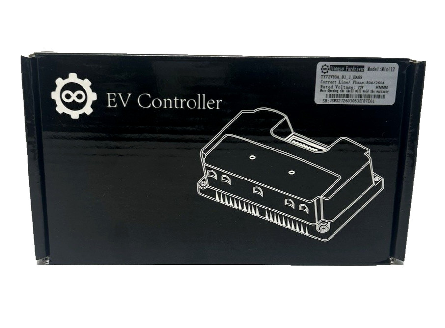 FarDriver ND7280A MINI12 72V 80A Controller + Chaojie 3.13″ TFT Display