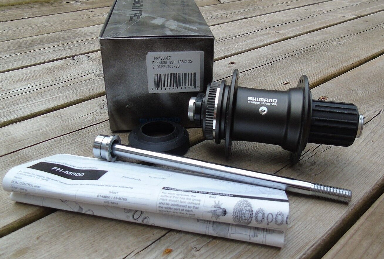 Genuine Nos Shimano Saint Rear Hub, FH-M800, 10x135mm, 32H, 9/10 Spd, New In Box