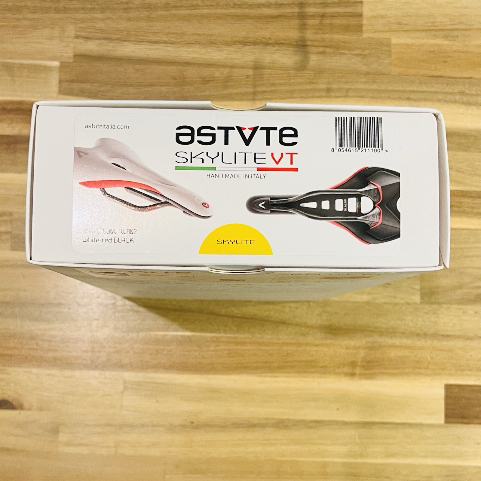 Astute Skylite VT Carbon Rail Saddle – White – Made In Italy – Original Box Used