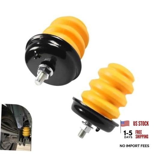 2 PCS Rear Axle Bumper with Nuts – Crack-Resistant OEM Jounce Bumper