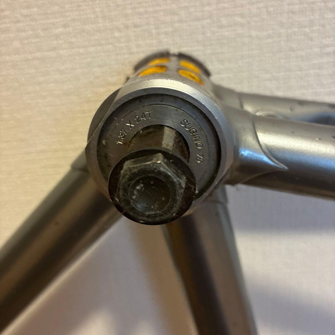 Vivalo Special Track Bike Frame 54cm Silver with Sugino 75 Bottom Bracket