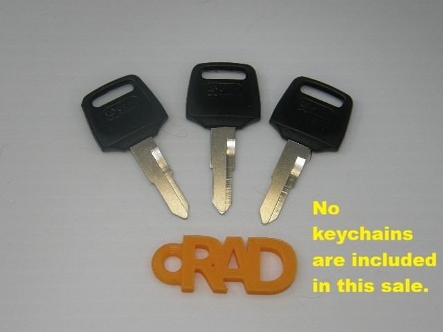 🔑RAD POWER BIKES 3 Universal Battery Keys $12.95 USPS Shipping w/tracking 🔑