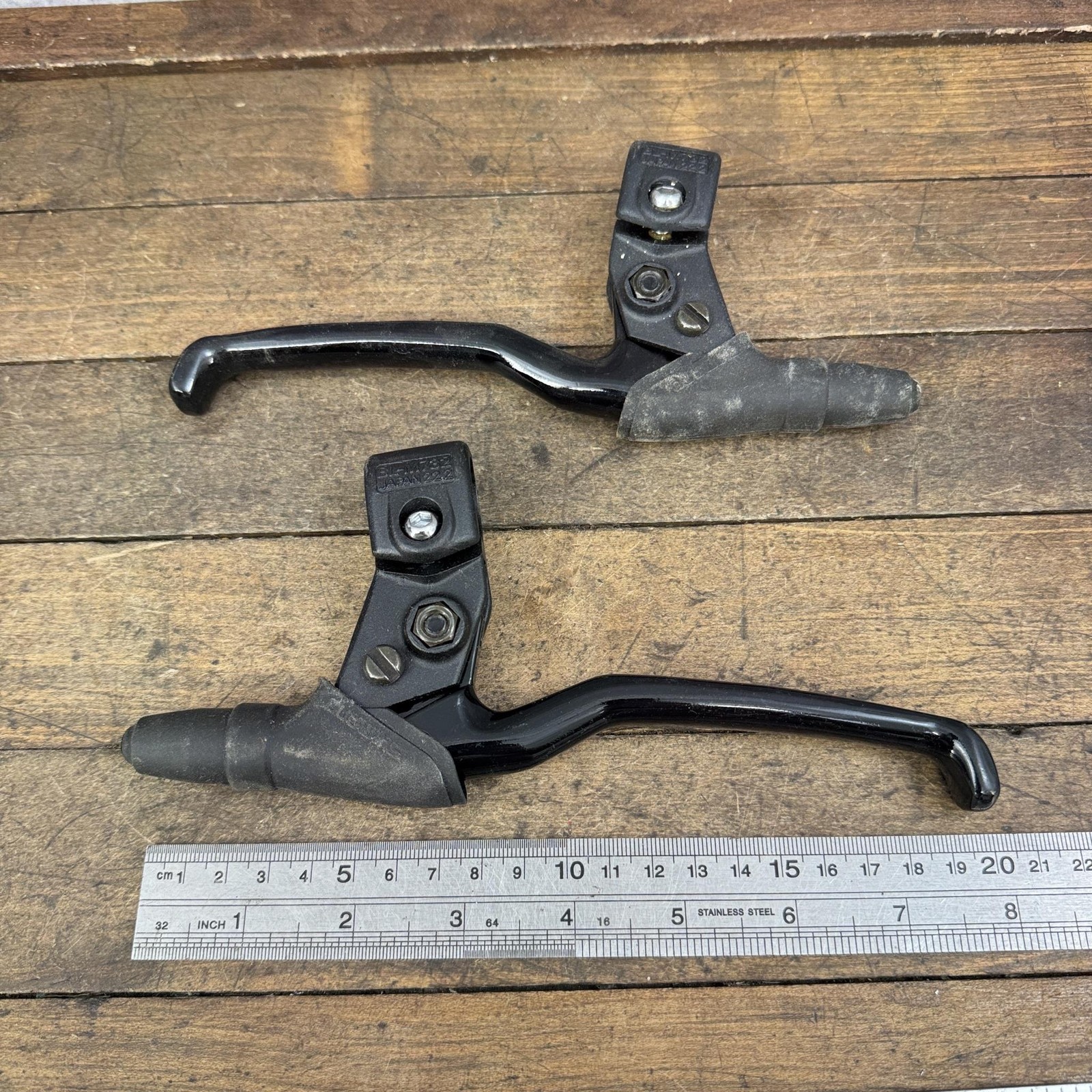 Vintage Shimano Deore XT BL-M732 Brake Lever Set NOS 90s MTB Cables 22.2mm Japan