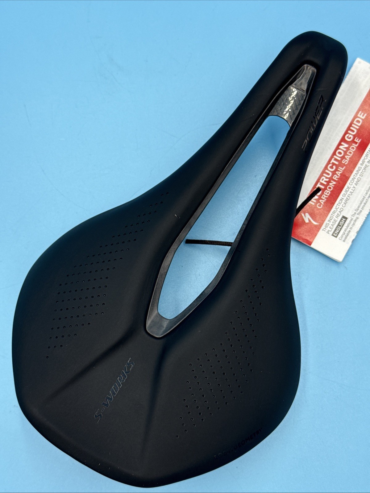 Specialized S-WORKS POWER 143mm Body Geometry FACT Carbon Rail Saddle NEW