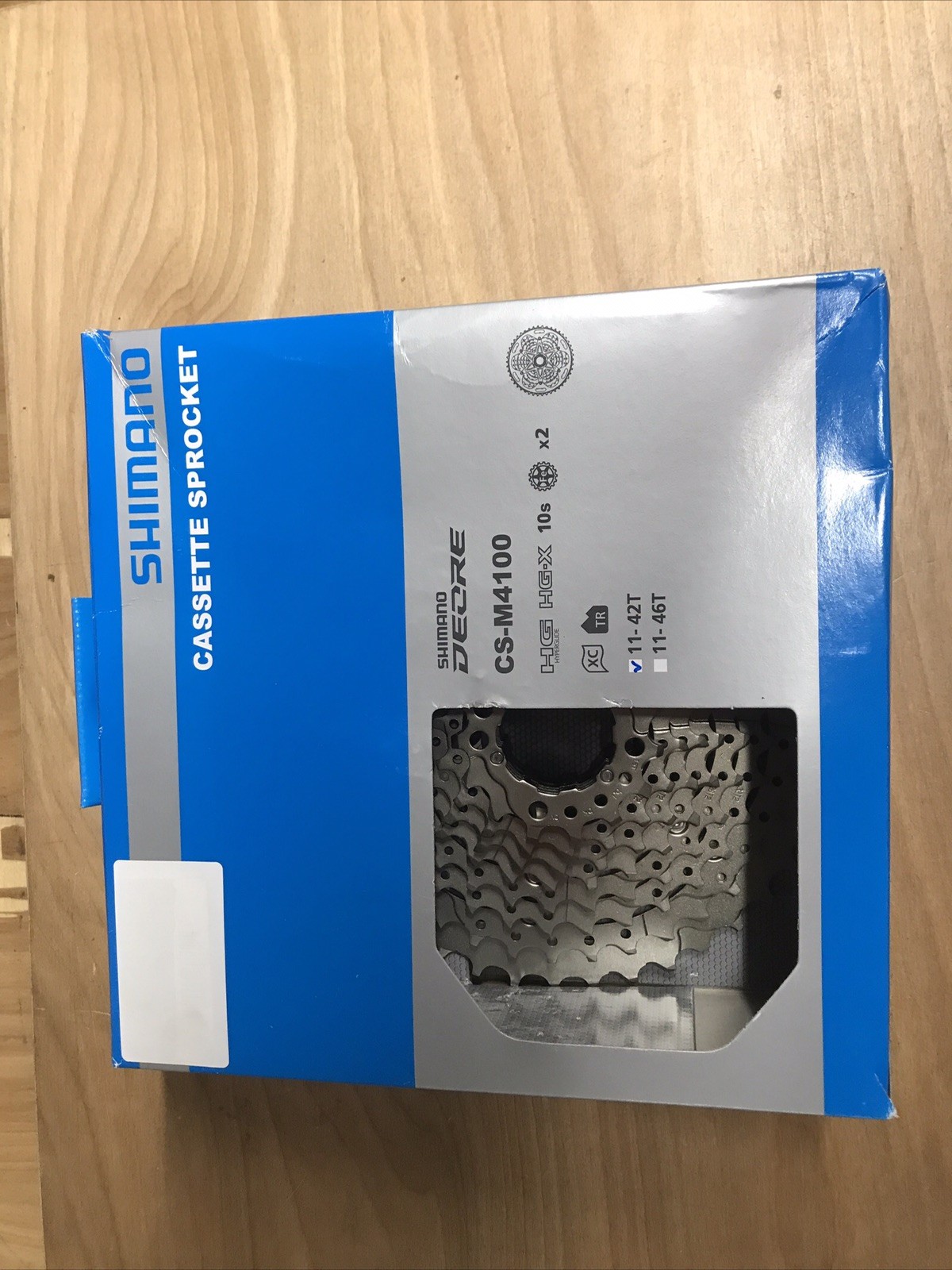 Shimano Deore CS-M4100-10 Cassette – 10-Speed, 11-42t, Silver