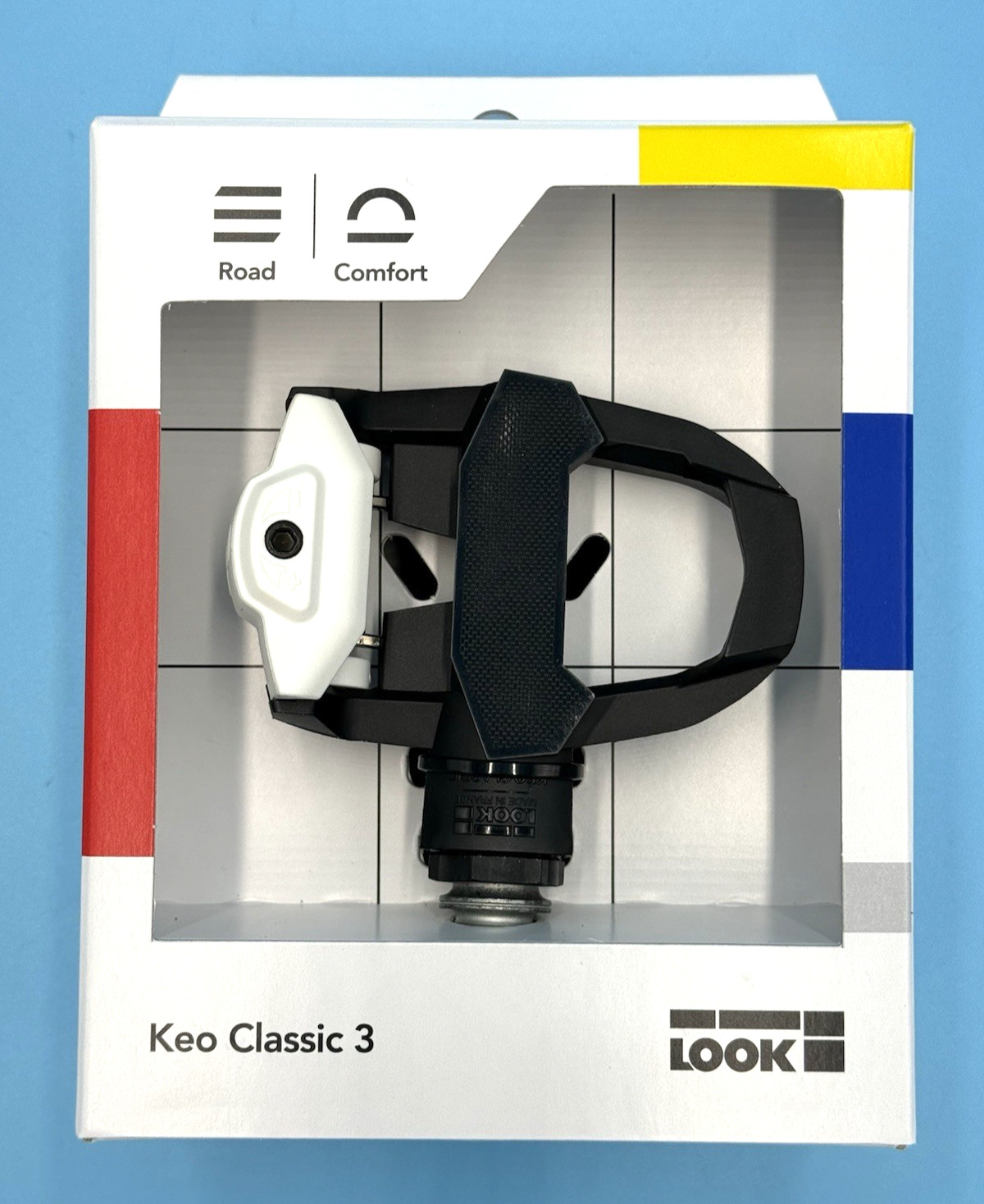 LOOK KEO CLASSIC 3 Black/White Road Pedals NEW in BOX with Matching CLEATS