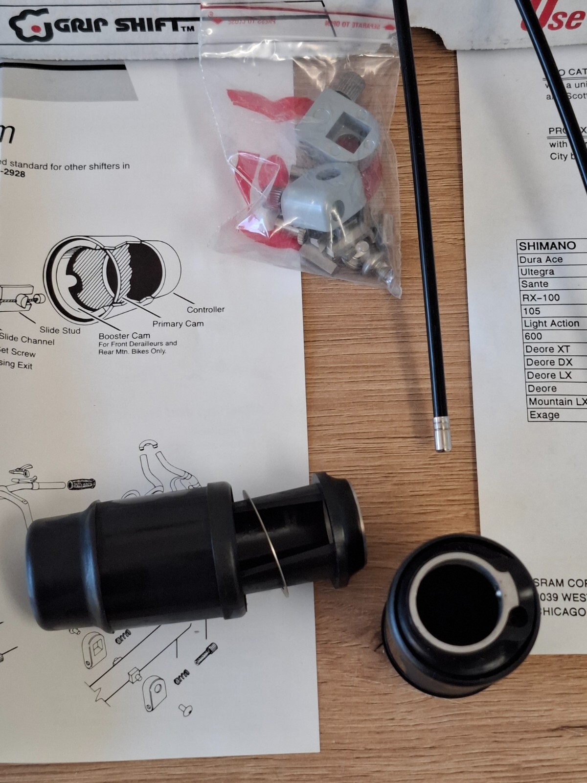 Campagnolo NIB Grip Shift SRAM Pro CAT-1 118 6-Speed / 2-Speed for Chorus