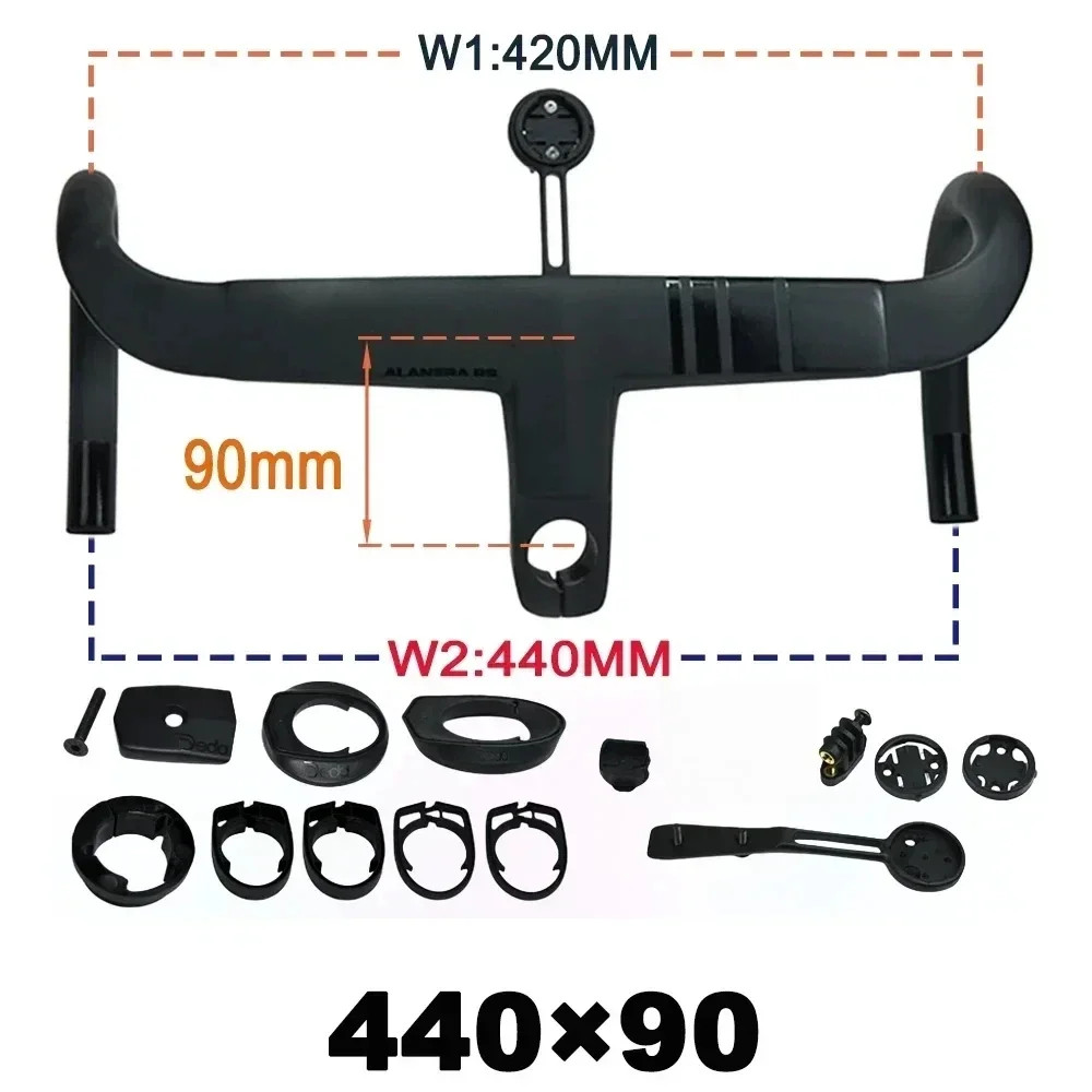 Aero Carbon Road Bike Integrated Cockpit -8 Degree 28.6mm Steerer Drop Bar