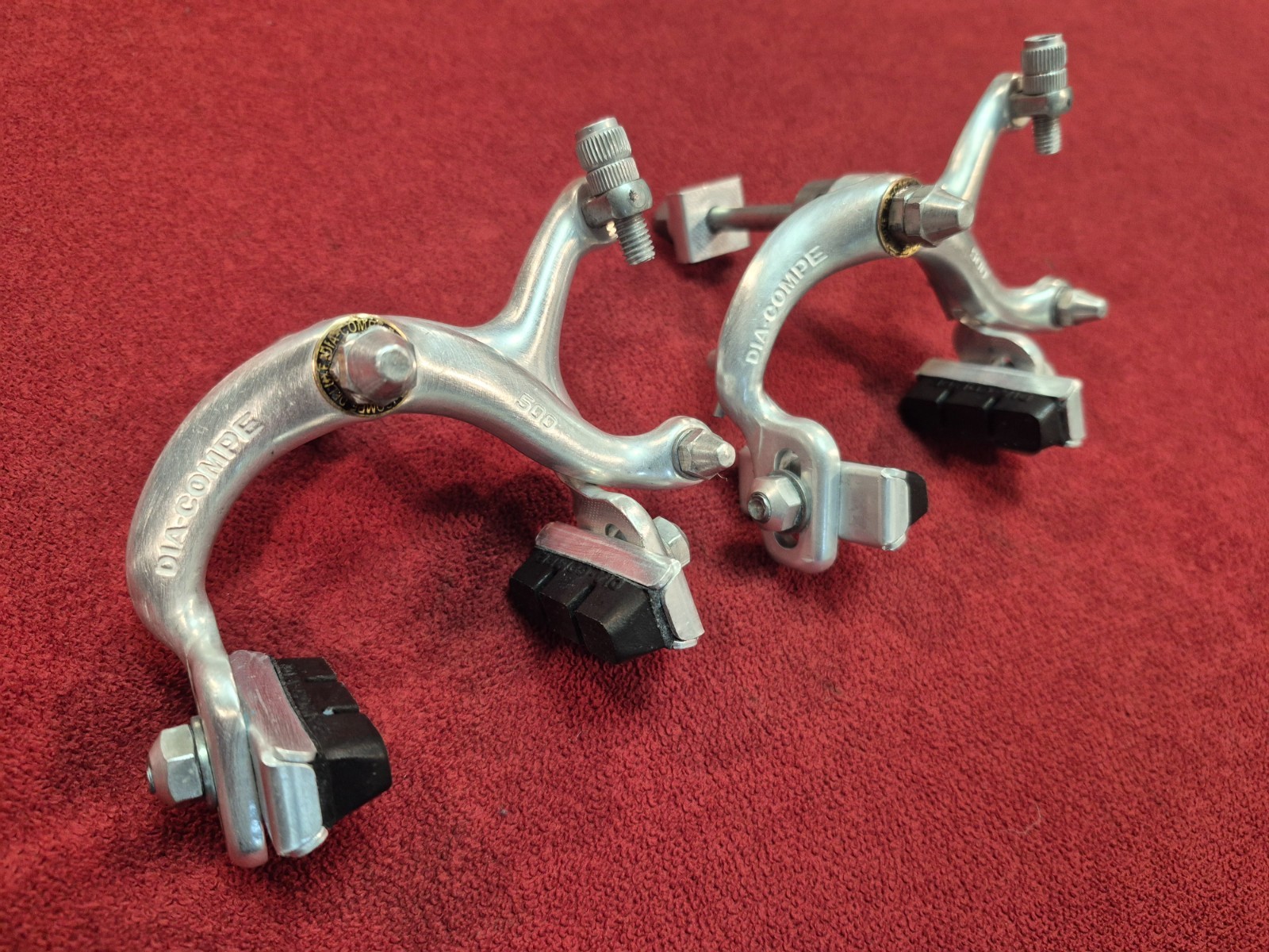 Vintage DIA-COMPE DELUXE 500 Road Side Pull Brake Caliper Set