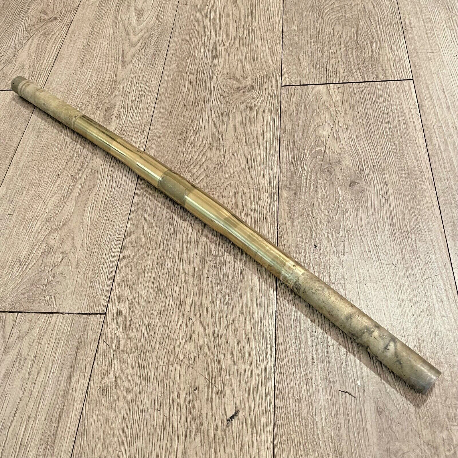 Vintage Rare Qranc Quikstik Bar Handlebar Anodized Gold 570 mm 25.4 Flat MTB