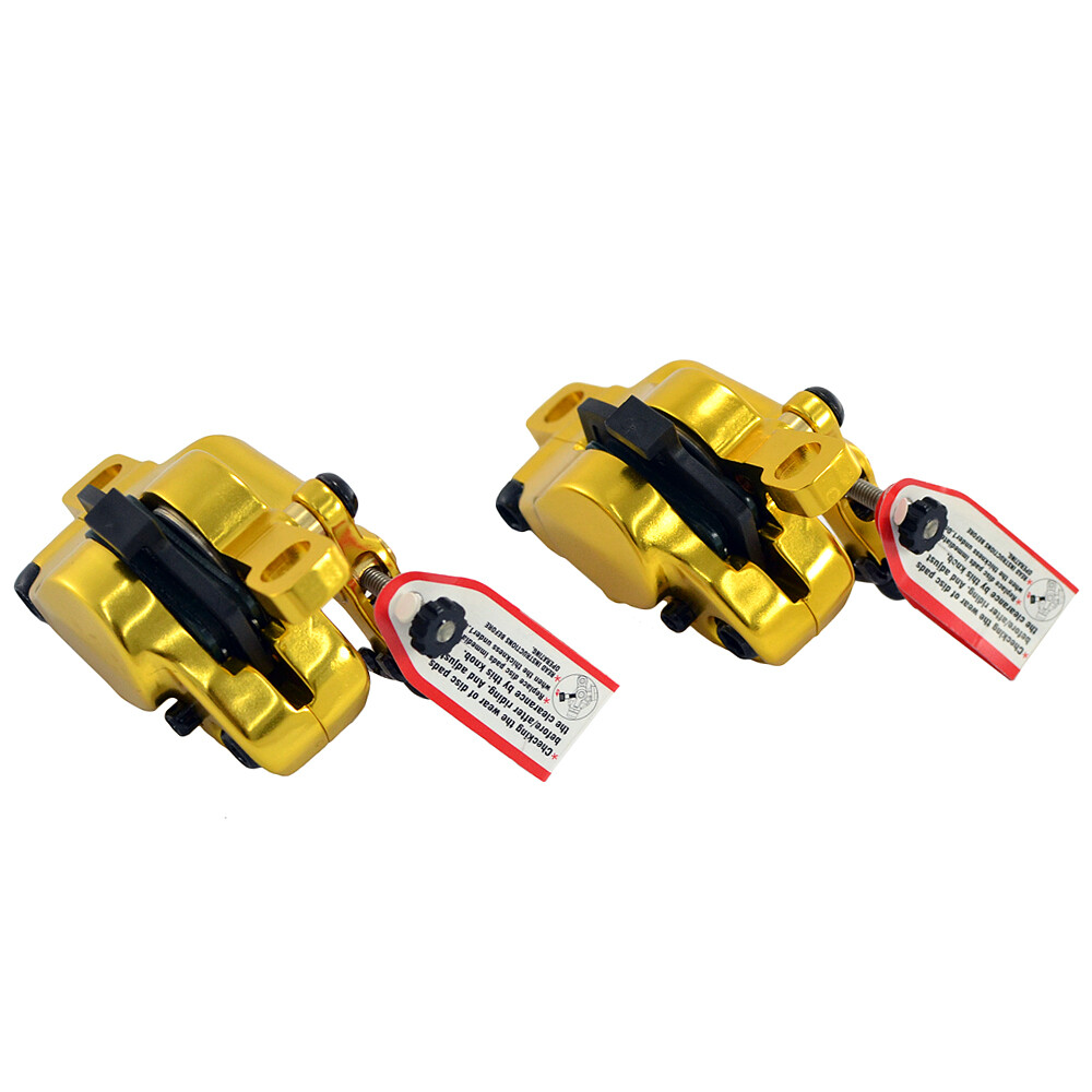 JUIN TECH R1 Hydraulic Road CX Disc Brake set 160mm w/ Rotor (Front+Rear),Gold