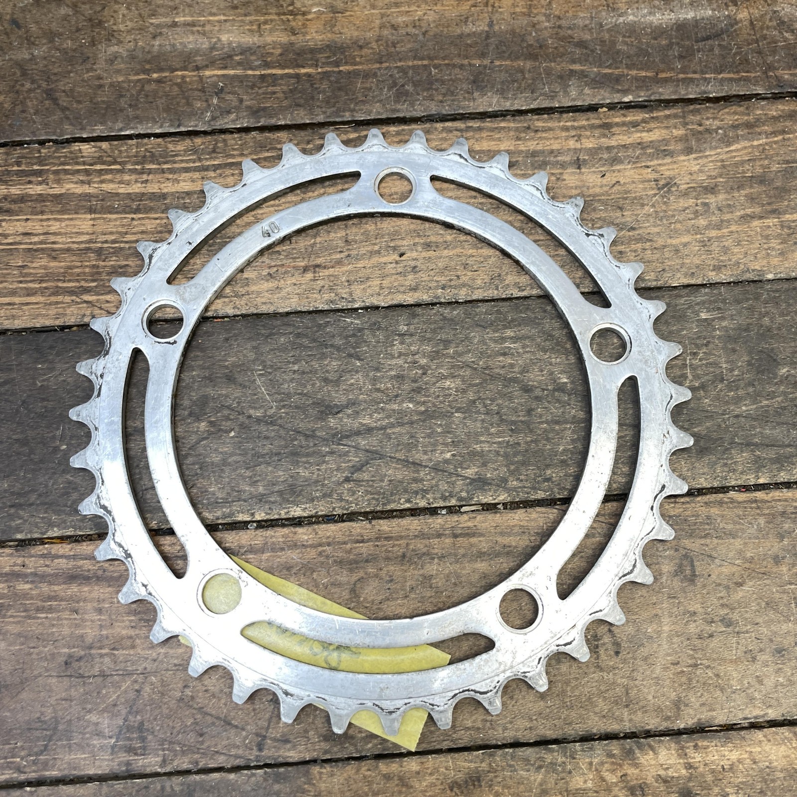 Vintage Nervar 40T Chainring 128 BCD 5-Bolt Alloy Road Bike Chainwheel