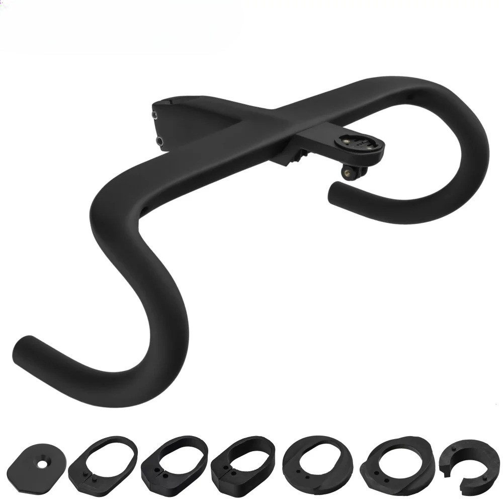 Road Bicycle Drop Bar Carbon Integrated 28.6mm Internal Width 380/400/420MM