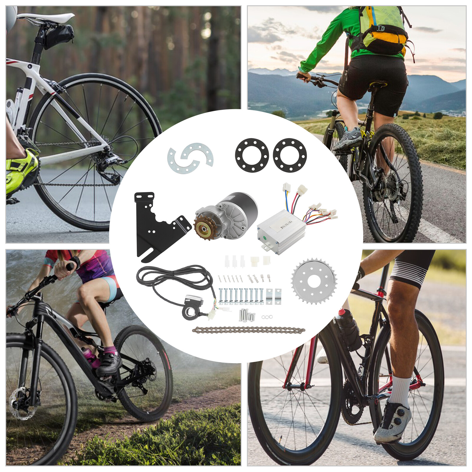 24V 350W Electric Bike Conversion Kit, Motor Electric Bike Conversion Set