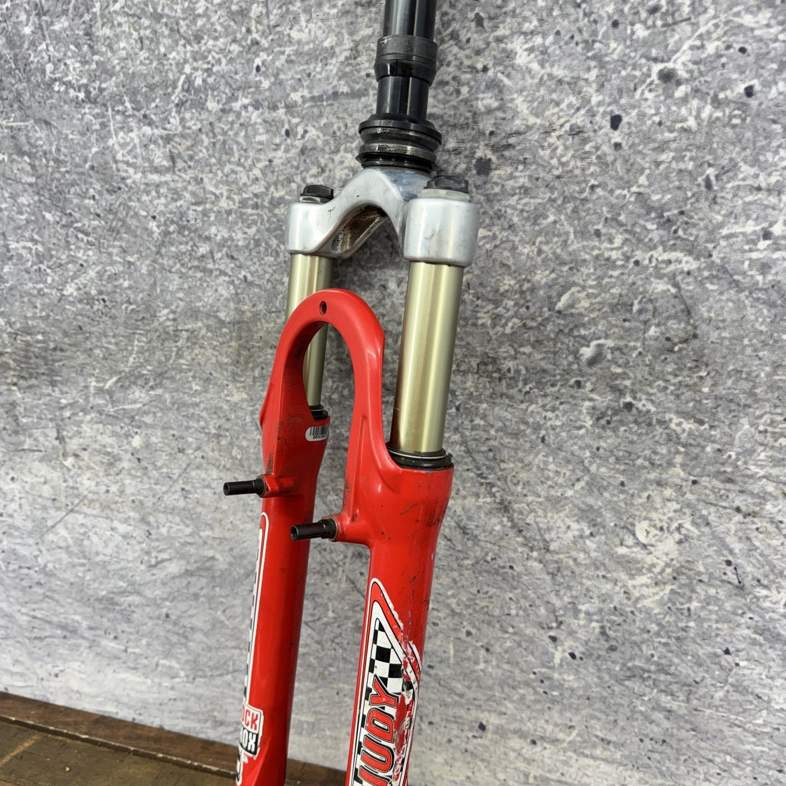 Vintage RockShox Judy Race Suspension Fork 26 1 1/8 Threadless V-Brake Disc Flag