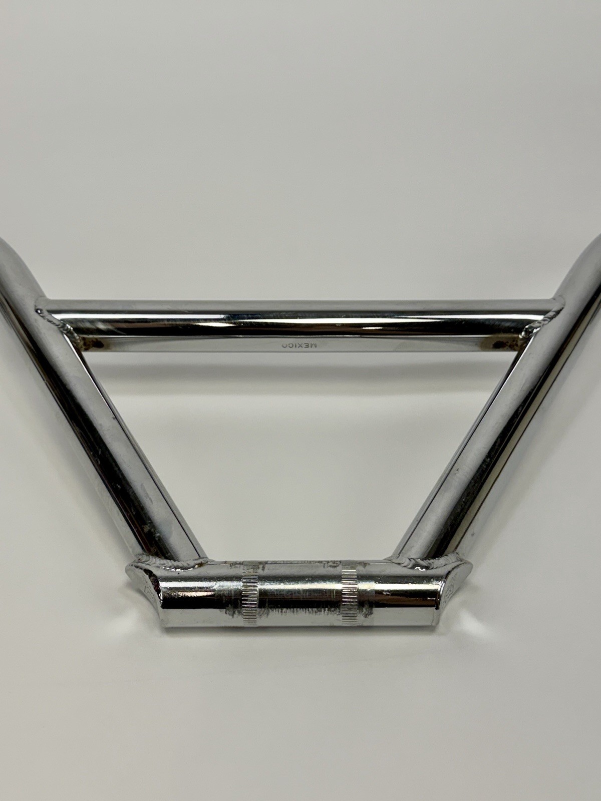 Vintage Mosh Kastan Chrome 4 Piece Pro Bars Stamped Mid School BMX 4130 Knee OG