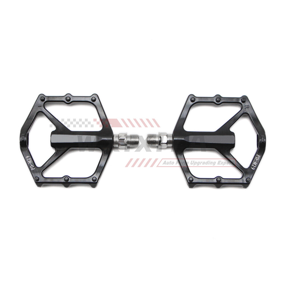 Mountain Bike Pedal Bearing Sealed MTB Cycling Flat Platform Aluminum 9/16″ L+R