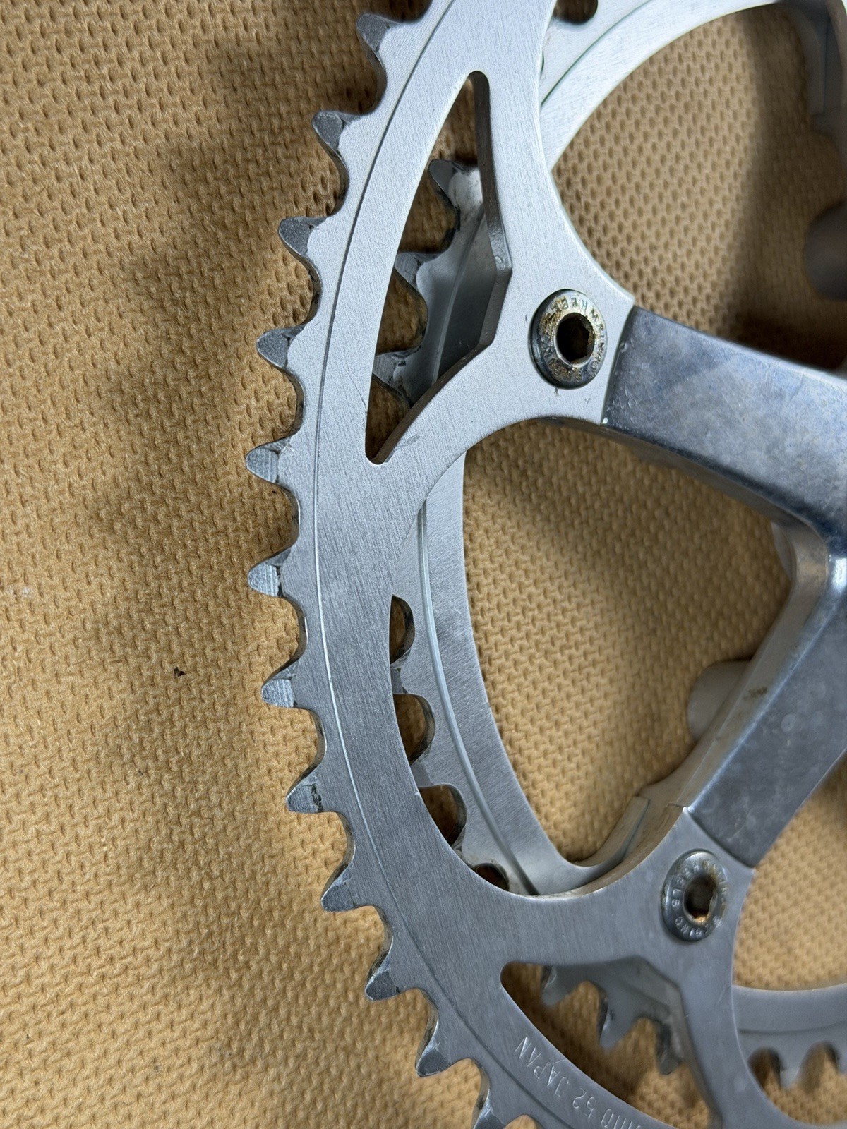 Vintage Sugino VP 130 Double Crankset – 52/42T – 170mm