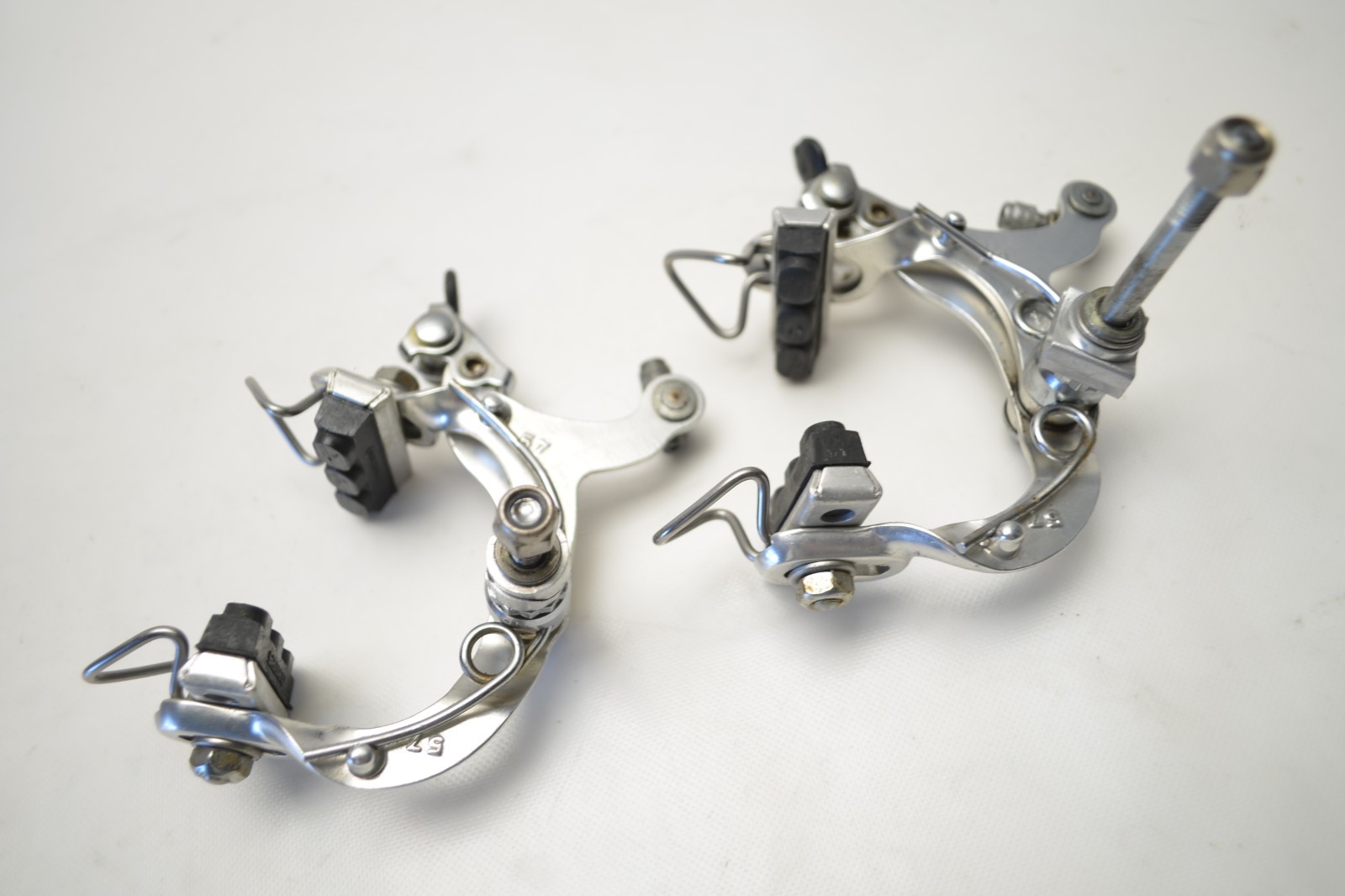 SHIMANO 600EX ARABESQUE BR-6200 CS-57 BICYCLE QR SIDEPULL BRAKE SET 52 MM CENTER