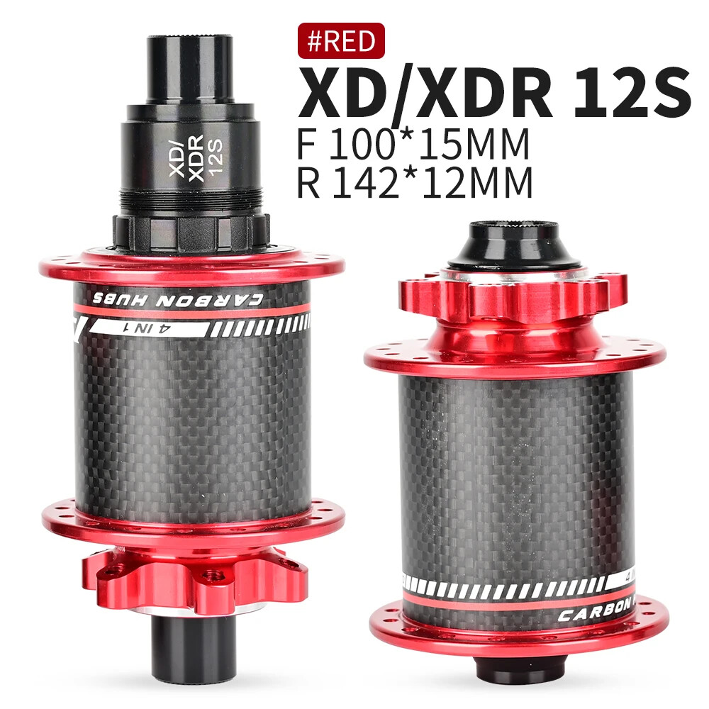 Carbon Fiber Mountain Bike Hubs 4 Sealed Bearing 6 Pawls 114 Click for HG XD MS