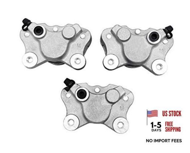 Front Left Right & Rear Brake Calipers for Arctic Cat ATV 250 300 375 400 454