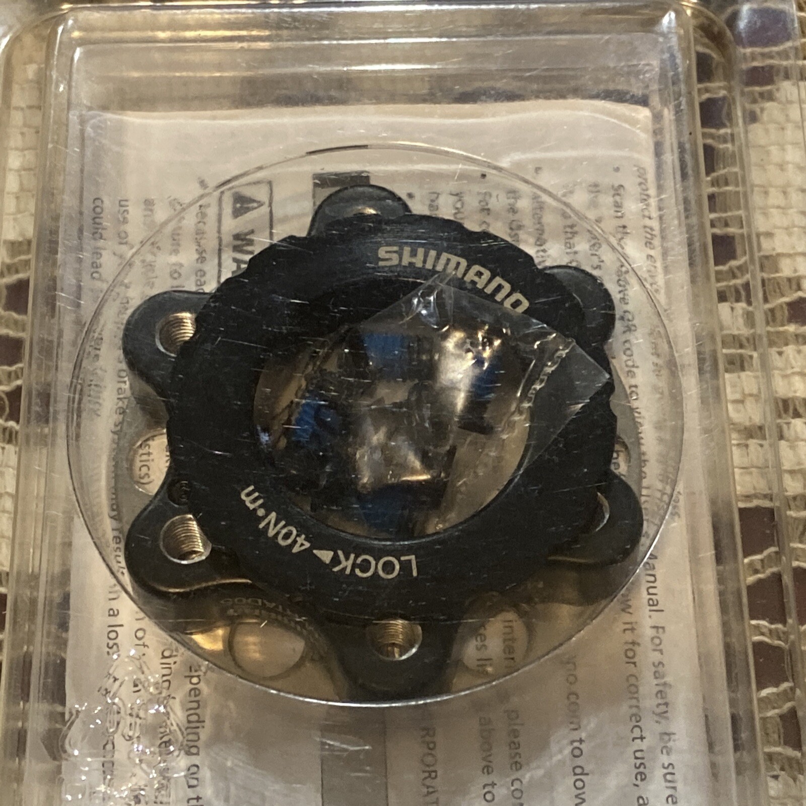 Shimano SM-RTAD05 ESMRTAD05 Bike Disc Rotor Adapter to 6 Bolts Rotors,CenterLock