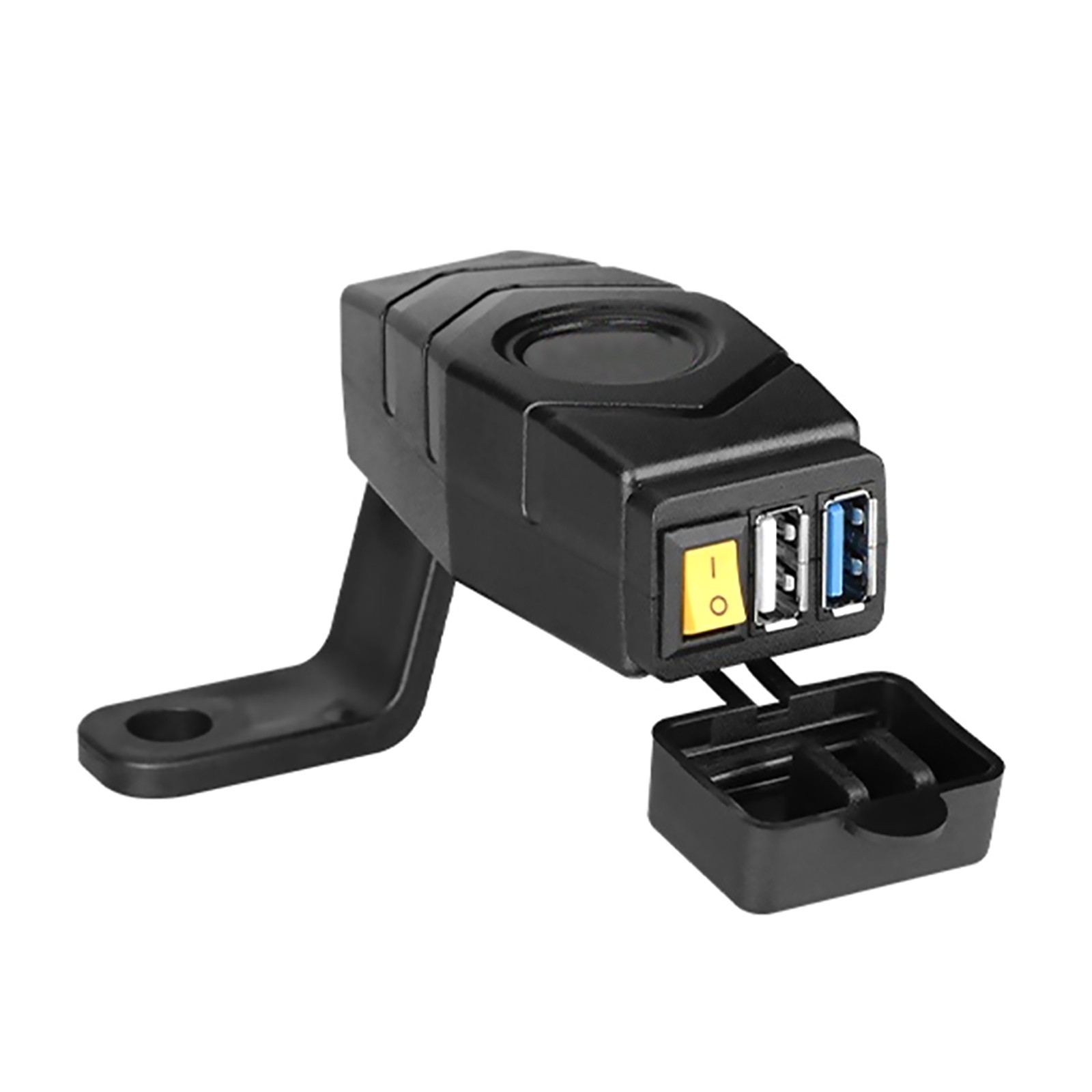 Handlebar Green Light USB Charger w/ Bracket 24V 36V 48V 60V For Mobile Phones k