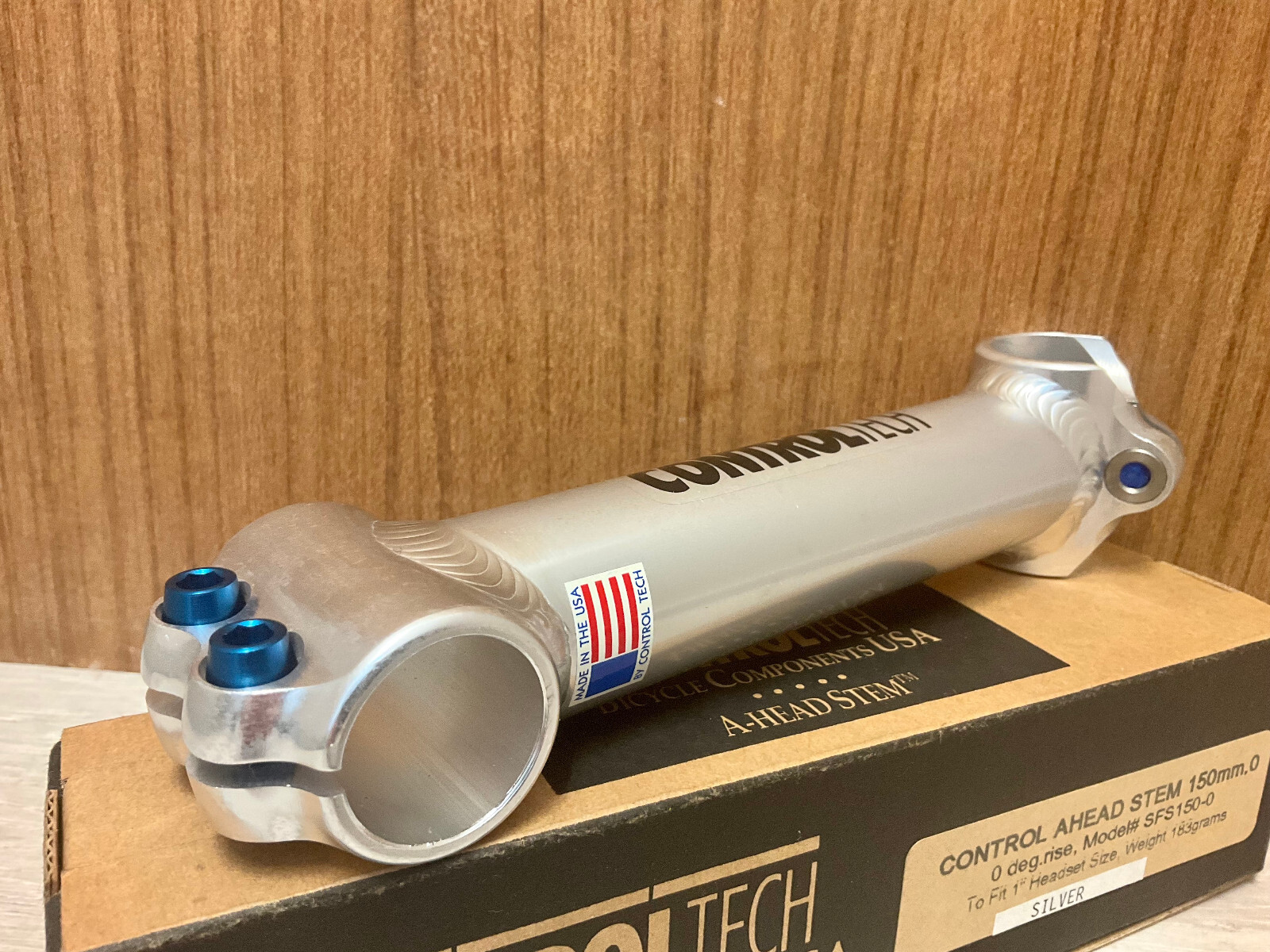 NOS Vintage CONTROLTECH USA AHEAD stem 150 1″ inch Limited Full Aluminum Bi-Color