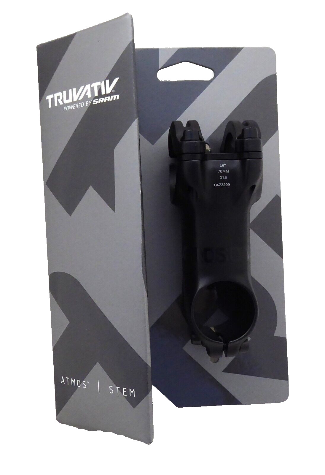 TruVativ Atmos 7K Stem 60mm 31.8mm Clamp +/-6 deg 1 1/8″ Alloy Blast Black