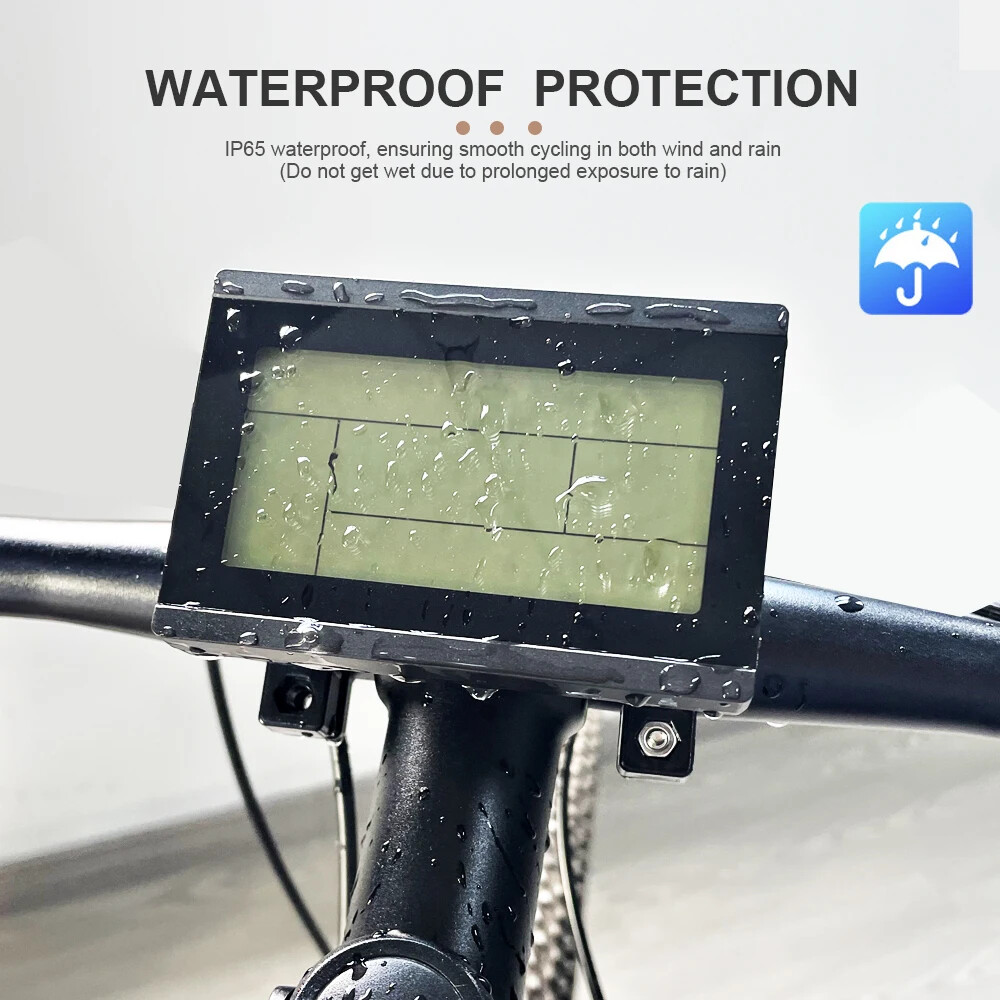 Electric Bike Intelligent Display LCD3 Waterproof SM Plug 36V 48V 52V 60V 72V